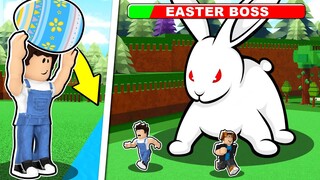 I DEFEATED THE EASTER BOSS FIGHT! 🐣Roblox