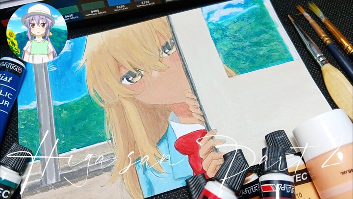 [Drawing] Menggambar Higa san Okitsura [Part 2]