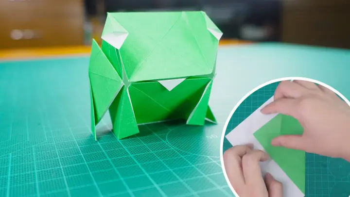[Life] Papercraft: A Frog Saving Pot
