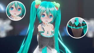 [Hatsune MMD] Hazi หยิก Miku อย่างน่ารัก ❤