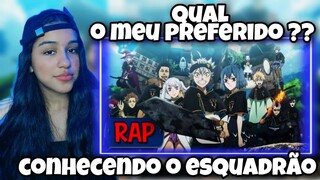 React- Rap dos Touros Negros (Black Clover) - O ESQUADRÃO MAIS FORTE | KG Raps (Pord. Dakvir)