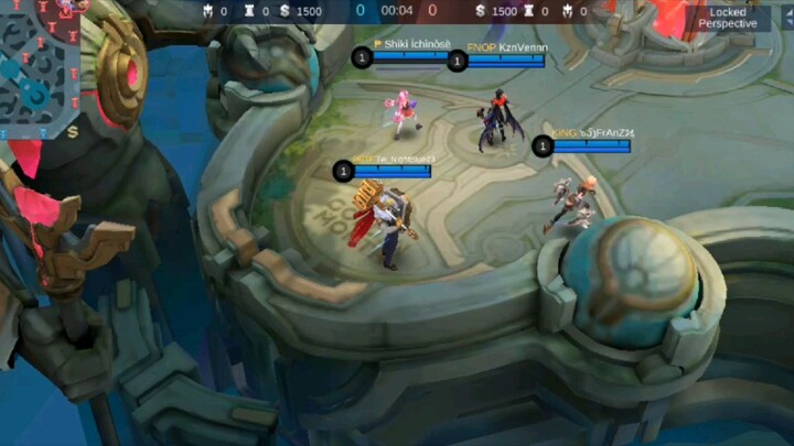 Playing Mobile Legends
