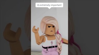 When A Girl Has A New Water Bottle And Announces It At School #roblox #shorts #meme