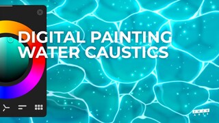 How to Paint Water Caustic | Easy Step-by-Step Digital Art Tutorial
