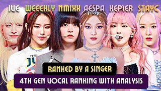 Ranking The Main Vocals of Nmixx, aespa, Kep1er, IVE, Weeekly, and Stayc (with analysis by a singer)