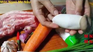 Cách Làm THỊT BA CHỈ KHO Nấm Giòn Dai Ngon