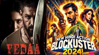 John Abraham New Hindi Action Blockbuster Movie Vedaa 2024 John, Sharvari Abhishek Bannerjee,