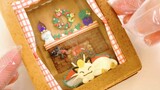 Possibly the most luxurious gingerbread house on the site! Full of Christmas spirit! 【Gross Cookies】