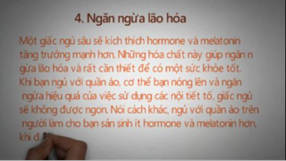 cách ngủ  và 11 lợi ích vô cùng bất ngờ