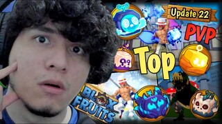 Top 5 Frutas de Blox Fruits Para Iniciar en el PvP... (Mi Opinión)