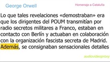 George Orwell - Homenaje a Cataluña 3/3