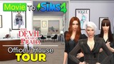 [The Sims4] The Devil Wears Prada  Mioranda's office and House Tour