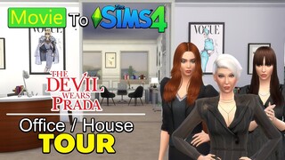 [The Sims4] The Devil Wears Prada  Mioranda's office and House Tour