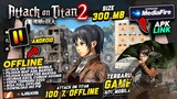Game ATTACK On TITAN Offline DI Android! Misi & Karakter Ada Banyak! MIRIP VERSI PC! Ada Rumbling