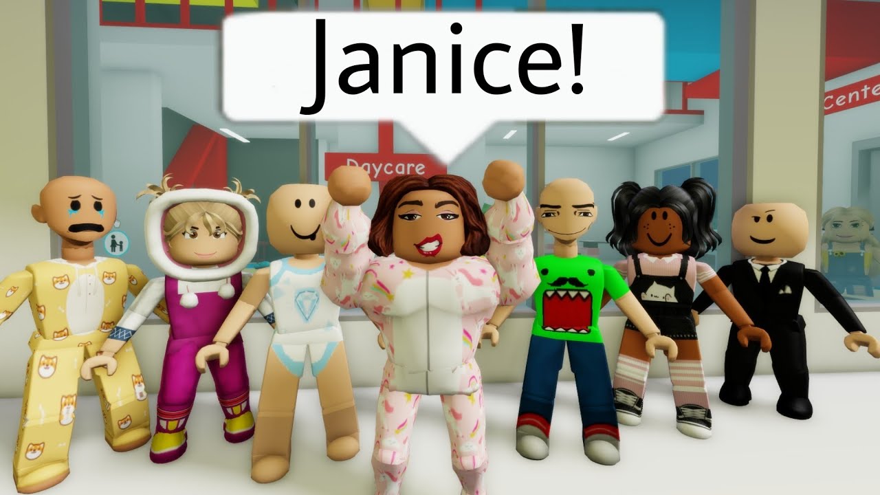 DAYCARE BUT JANICE'S DAYCARE Funny Roblox Moments | Brookhaven 🏡RP -  Bilibili