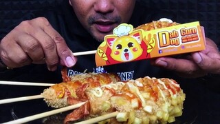 ASMR:CORN DOG(EATING SOUNDS)|COCO SAMUI ASMR #กินโชว์คอนด๊อก