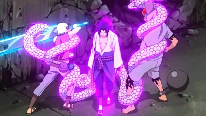 Sasuke Amenaza Con Matar A Suigetsu Y Jugo Por Desobedecer Sus Órdenes - Naruto Shippuden