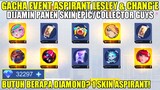 DRAW EVENT ASPIRANT LESLEY & CHANG'E MOBILE LEGENDS 2024! EVENT PALING WORTH IT DIJAMIN PANEN SKIN