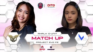 MHRLK G Unit vs Project Evo FE Game 2 Just ML Female CUP BO3  | Mobile Legends