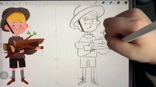 [เรียนรู้การวาดภาพด้วย Procreate ตั้งแต่เริ่มต้น] วิธีการคัดลอกและวาดภาพ