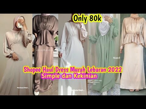 Shopee Haul Baju Lebaran Murah Only 80K Simple dan Mewah 2022