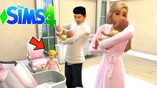 Titi Family New Babies -  Baby Goldie is jealous of The Twins - Sims 4