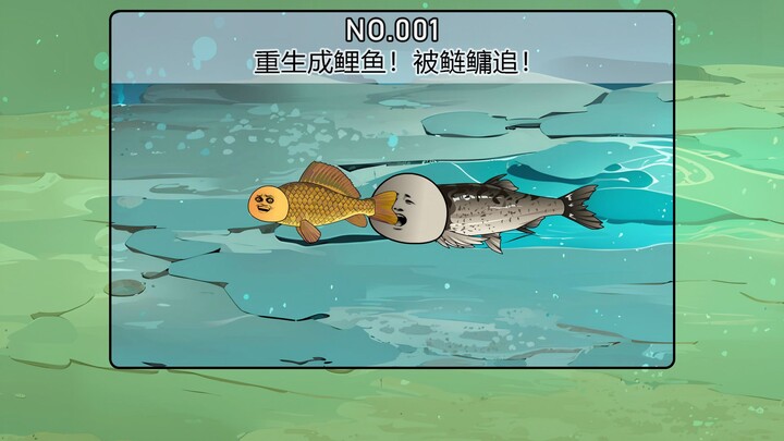 重生成鲤鱼，被鲢鳙追