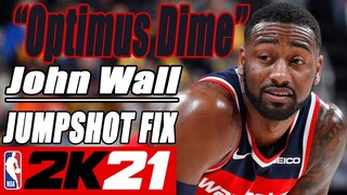 John Wall Jumpshot Fix NBA2K21 with Side-by-Side Comparison