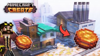 I built a BLAZE CAKE FACTORY in Minecraft Create Mod!