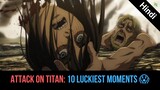 [SPOILERS] Attack On Titan 10 Luckiest Moments