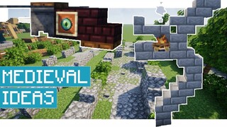 Minecraft: Medieval Roads, Street Lights, and Decoration Ideas in 1.14!