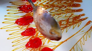ภาพวาดน้ำตาลในประเทศจีน - Chinese Peacock Candy Art