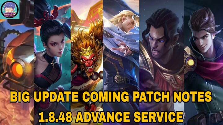 BIG COMING UPDATE PATCH NOTES 1.8.46 ADVANCE SERVICE| JAWHEAD BUFF| HANABI NERF| CLAUDE ADJUST