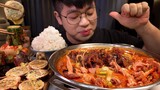 SUB 순대국밥 먹방 오늘 날씨에 순대국밥 어떤가요 대박 레전드 먹방 Soondae gukbap mukbang Legend koreanfood eatingshow asmr kfoo