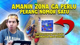 PERANG DI LUAR ZONA KERAS!!! Darah sisa dikit, modal Nekat ratain 1 squad sendiri😱🔥  | PUBG Mobile