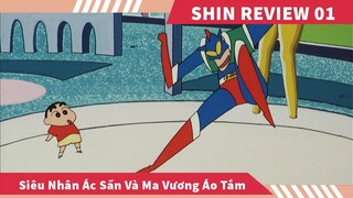 Review Phim Shin Movie 01 :Siêu Nhân Ác Sần Và Ma Vương Áo Tắm 🤣Shin Cậu Bé Bút Chì