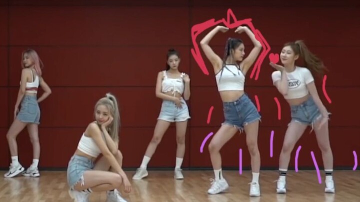 【ITZY】When a video novice adds cute special effects to icy's practice room