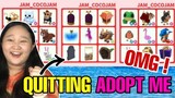 QUITTING ADOPT ME 😳 AND GAVE WHOLE INVENTORY (Roblox Tagalog)