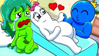 Rainbow Friends Blue x Banbaleena | Green Jealous So Much | Roblox Rainbow Friends Animation