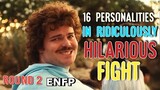 16 Personalities in Ridiculously Hilarious Fight 🤼| MBTI memes (2/4) funny movies scenes