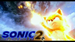 Super Sonic utilizando su poder | Sonic 2 | clip 4k EspaÃ±ol Latino