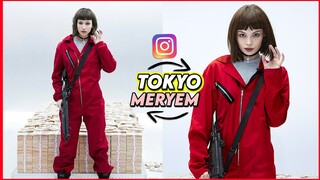 EN ÇOK BENZEDİĞİM ÜNLÜLERİN INSTAGRAMINI KOPYALADIM! (TOKYO, MAEVE, SQUID GAME 67 NUMARA)