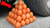 Eksperimen : Mobil VS Telur - Menghancurkan Hal Renyah & Lembut Dengan Mobil!