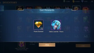 CARA MENDAPATKAN SKIN ZODIAC LANCELOT HANYA DENGAN 1 DIAMOND | MOBILE LEGENDS BANG BANG