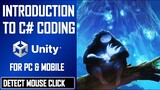 INTRO TO C# CODING IN UNITY ★ DETECTING MOUSE CLICKS ★ JIMMY VEGAS TUTORIAL