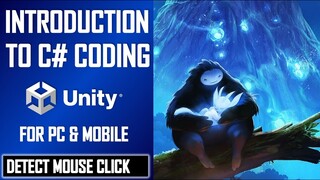 INTRO TO C# CODING IN UNITY ★ DETECTING MOUSE CLICKS ★ JIMMY VEGAS TUTORIAL