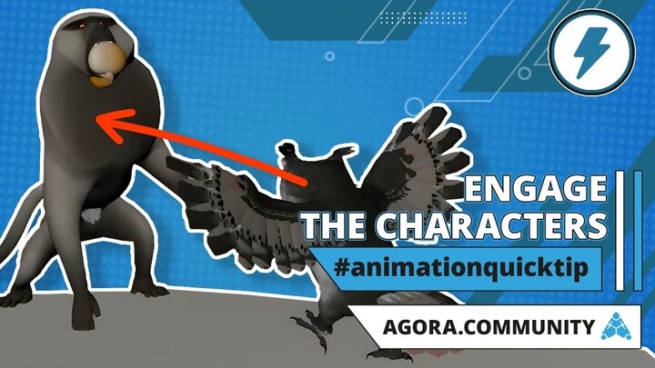⚡ Tip For Engaging Your Characters | Animation Quicktip