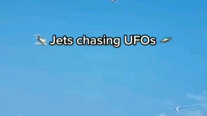 Jet chasing ufo 🥰😂🤣🤣