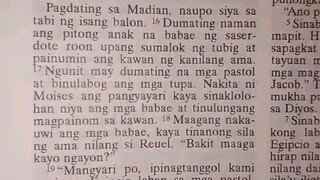 Pang Araw Araw na Talata.               Exodus 2:16-22