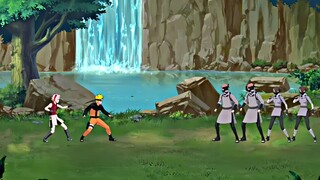 NARUTO SAKURA VS UCHIHA SASUKE - BATTLE OF SHADOW